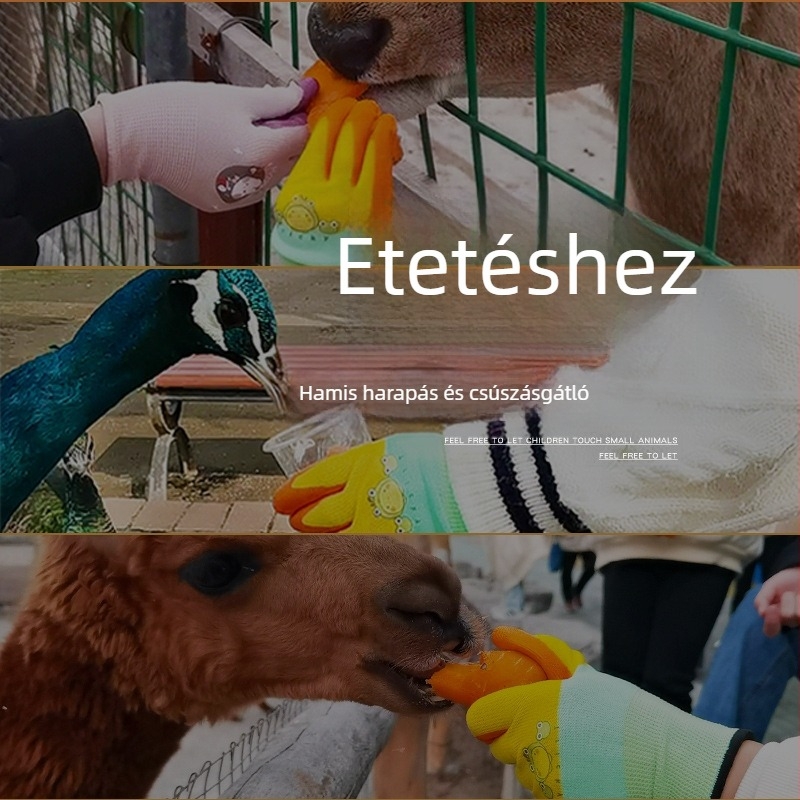 Állatbarát harapás elleni kesztyű - Brave Shield, tű elleni védelem, súly 40, állatok érintéséhez és kertészkedéshez
