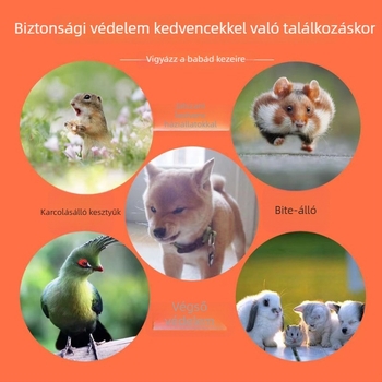 Gyerek munkavédelmi kesztyű – latex, nylon bélés, UV-védelem, vízálló, csúszásmentes, vágásálló, szúrásálló a kerthez