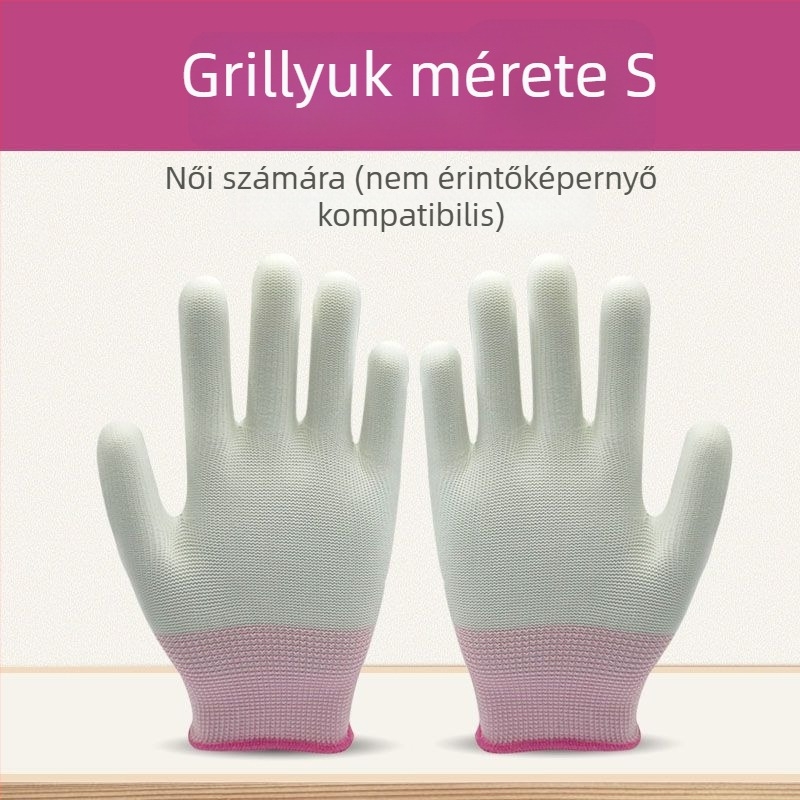 Grillkesztyű érintőképernyővel, Hőálló, Hőszigetelő, Olajálló, Nylon