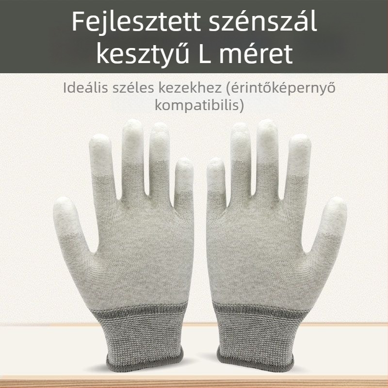 Grillkesztyű érintőképernyővel, Hőálló, Hőszigetelő, Olajálló, Nylon