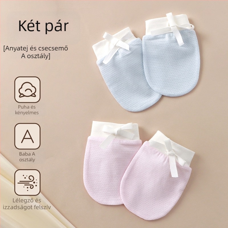 Újszülött Anti-karcoló Kesztyűk | Uniszex, Márka Cute, Szezonok: Nyár, Tavasz, Ősz, Megjelenés: 2025 nyara