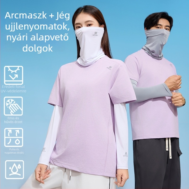 Uniszex napsvédő karvédők nyári kerékpárhoz, légáteresztő, 100% poliészter