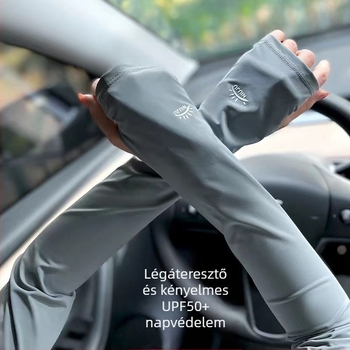 Női UV-védő karvédők, vezetéshez, légáteresztő nylonból, 71–80% nylon-tartalom, Fresh and Sweet stílus, 2024 tavasz