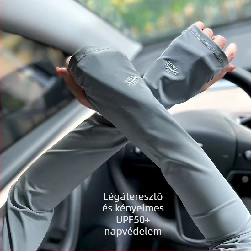 Női UV-védő karvédők, vezetéshez, légáteresztő nylonból, 71–80% nylon-tartalom, Fresh and Sweet stílus, 2024 tavasz