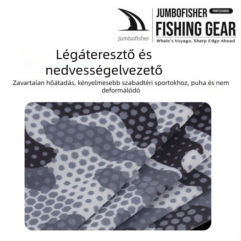 Kültéri karvédők – uniszex, nylon anyag, csíkos mintázat, napvédő funkció, horgászat, túrázás, kempingezés és kerékpározás