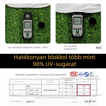 UV-védő karpánt, 100% nylon anyag, bő szabás, Nyár 2024, Smoke