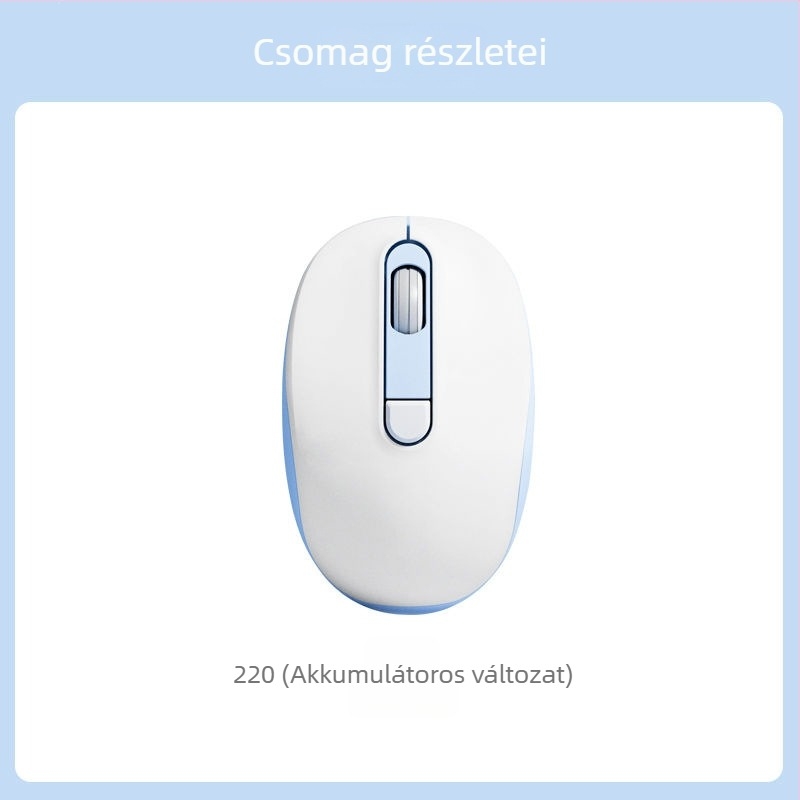 2025-ös új vezetékes, csendes egér irodai és otthoni használatra, stílusos kialakítás, laptopokhoz és asztali számítógépekhez, USB és Bluetooth kapcsolattal