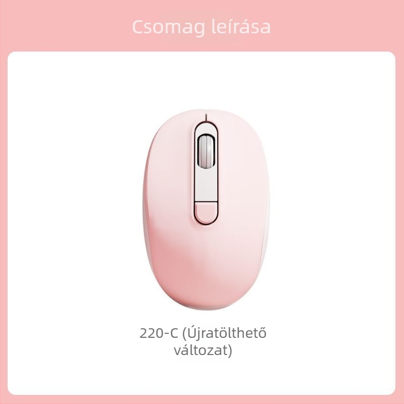 2025-ös új vezetékes, csendes egér irodai és otthoni használatra, stílusos kialakítás, laptopokhoz és asztali számítógépekhez, USB és Bluetooth kapcsolattal
