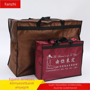 Ruházat védő taska gyöngyházfényű műbőrből — Fanze márka, ingyenes logónyomtatás