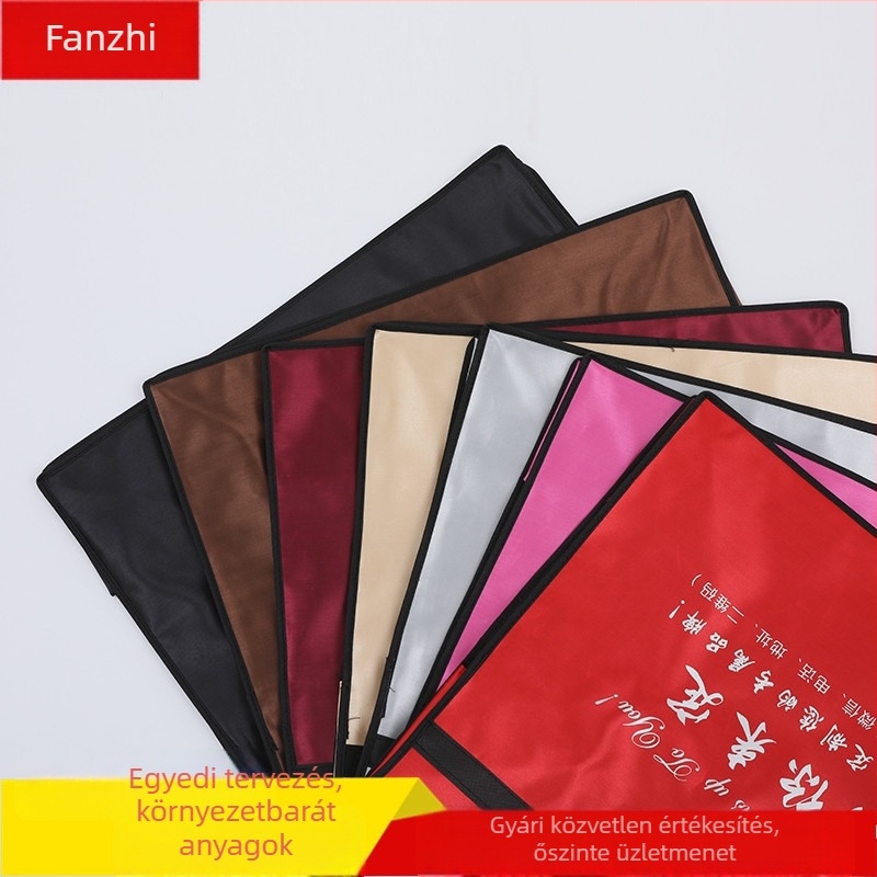 Ruházat védő taska gyöngyházfényű műbőrből — Fanze márka, ingyenes logónyomtatás