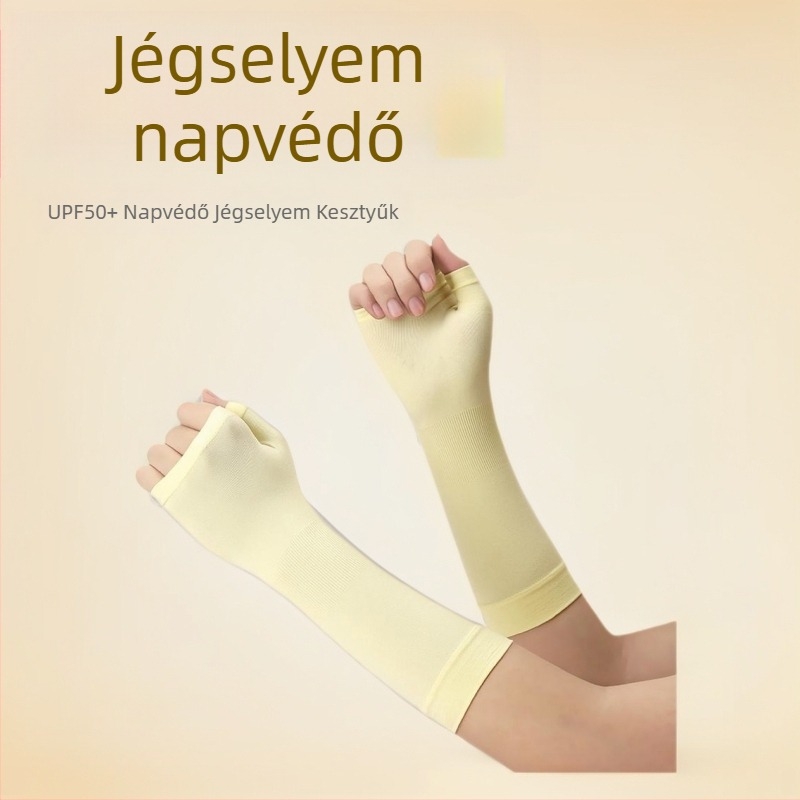 Ice Silk karpántok, 71–80% poliészter, csúszásmentes, UV védelem, vékony, kültéri kerékpározáshoz és vezetéshez