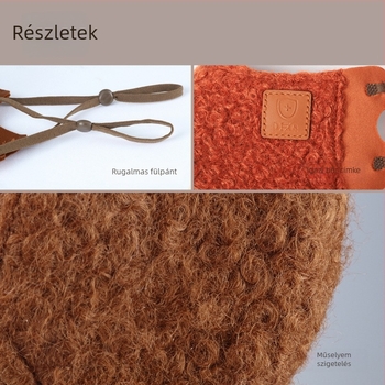 Kerékpáros téli meleg maszk, UPF50+ UV-védelem, légáteresztő, fülhurok kivitel, poliészter anyag