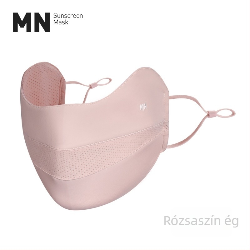 Női UV-védelmi maszk, lélegző, teljes arcfedés, nejlon anyag, szemvédelem