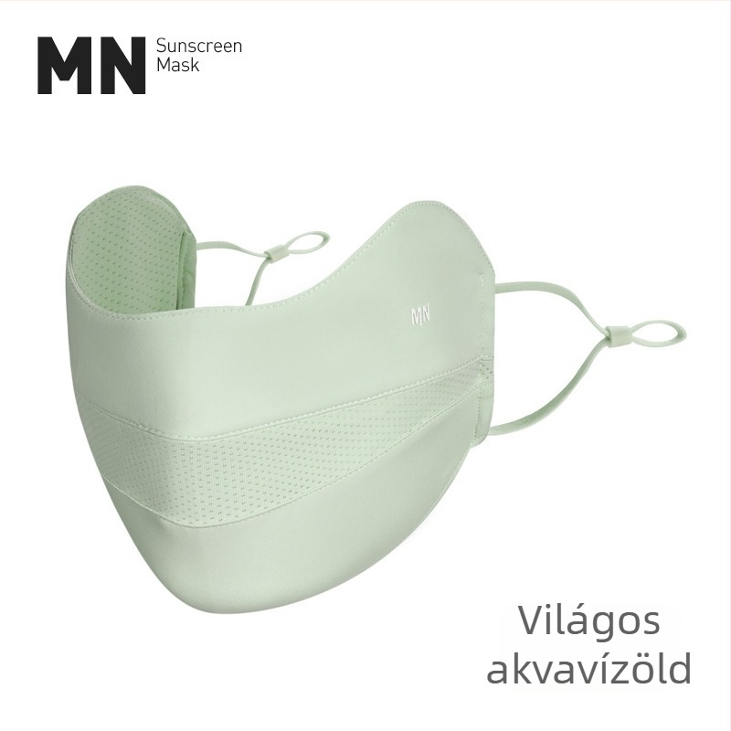 Női UV-védelmi maszk, lélegző, teljes arcfedés, nejlon anyag, szemvédelem