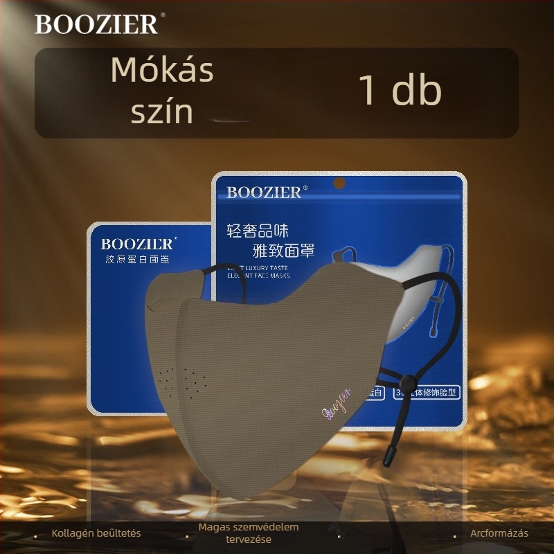 Félarcú kerékpármaszk fleece bélésével, légáteresztő, szélálló, UV védelem, mosható