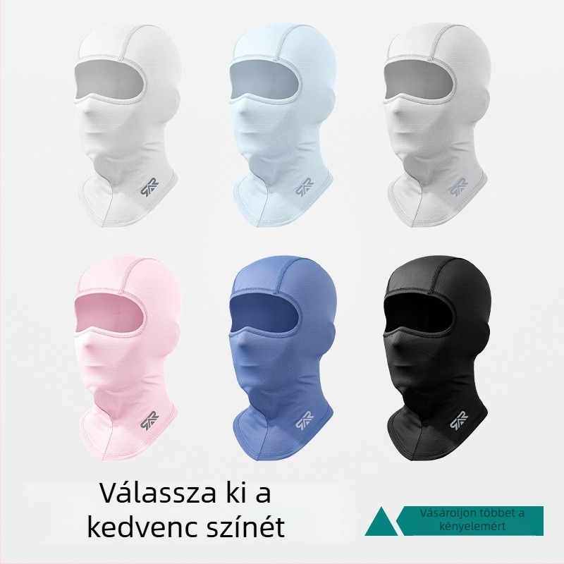 Kerékpáros maszk, lélegző, izzadságot felszívó, szélvédett és napvédő; anyag: más
