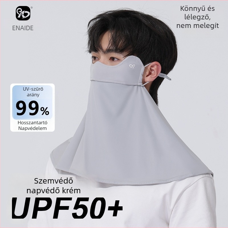 Nylon arc- és nyakvédő maszk UV-védelem, légáteresztő, gyorsan száradó, ultra könnyű, porálló