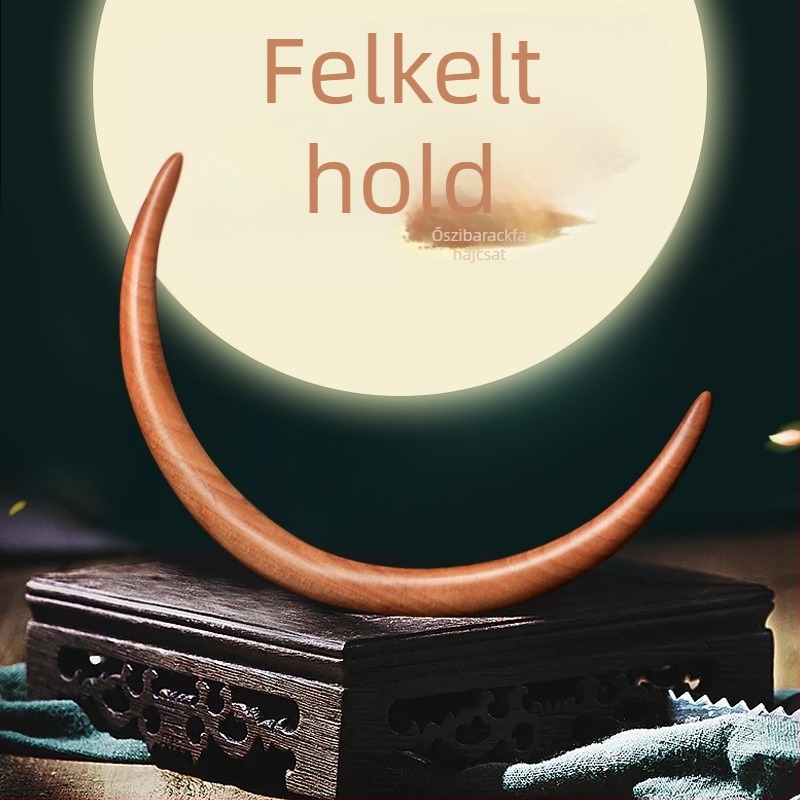 Little Plum retro fa hajtű szív alakú stílussal – fejdísz