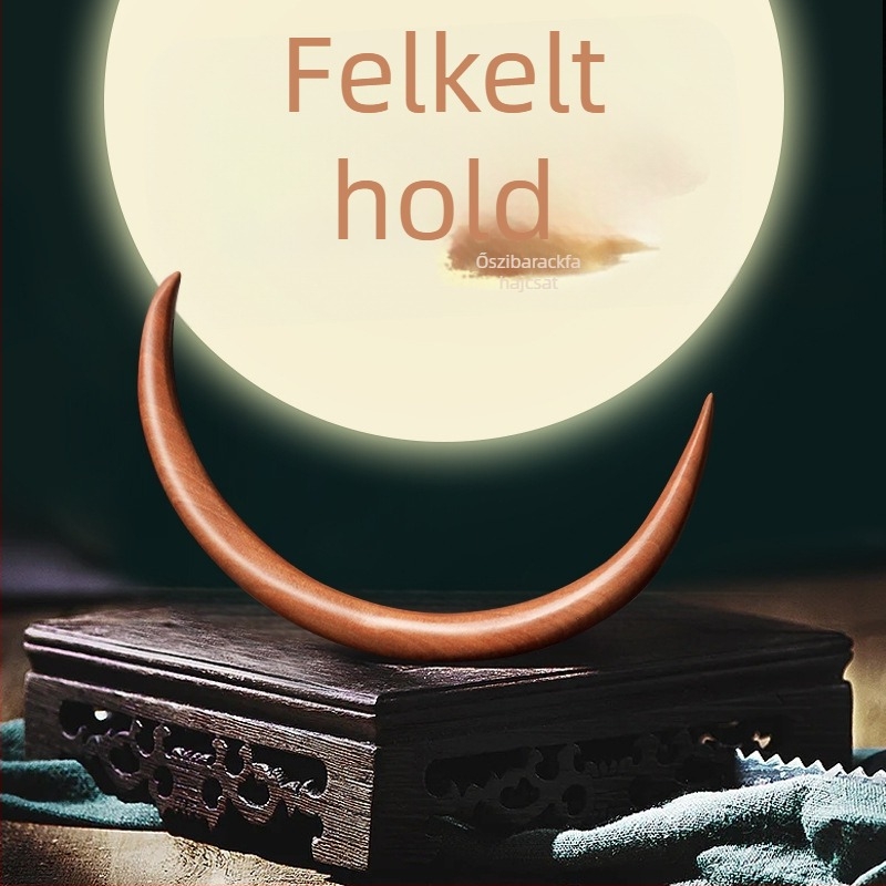 Little Plum retro fa hajtű szív alakú stílussal – fejdísz
