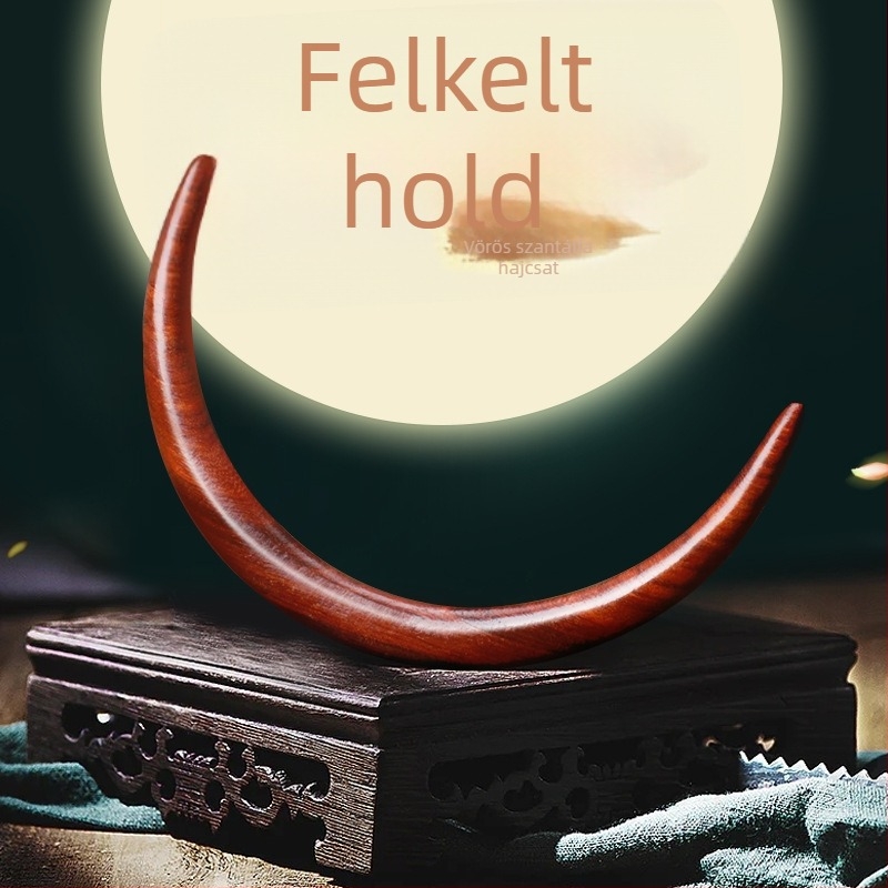 Little Plum retro fa hajtű szív alakú stílussal – fejdísz