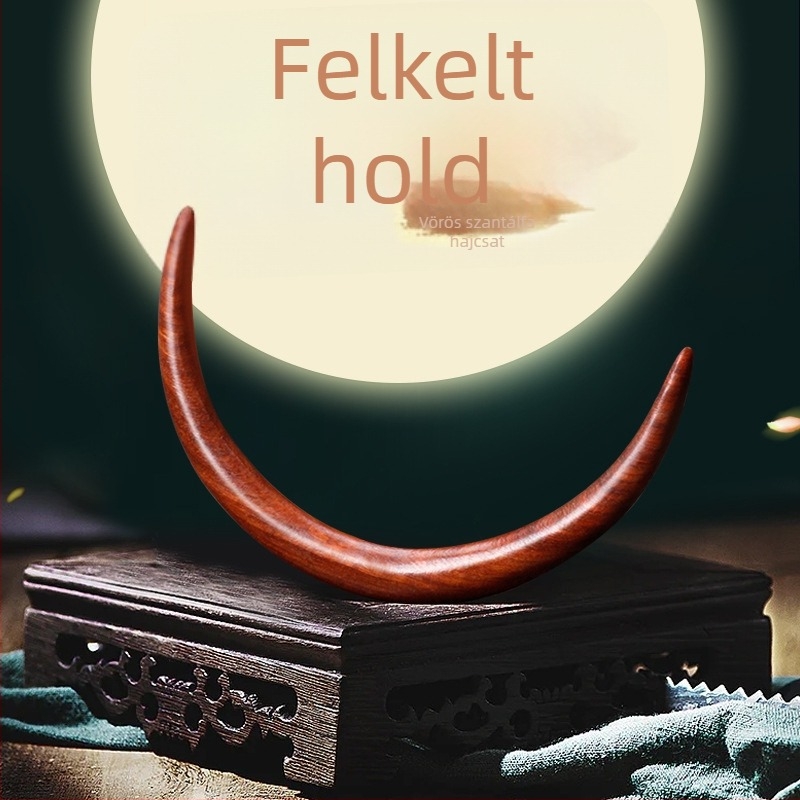 Little Plum retro fa hajtű szív alakú stílussal – fejdísz
