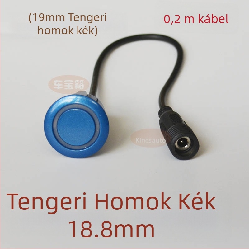 Autóhátrameneti radar szenzor körmenetes interfésszel – 2 szenzorfej, 12V tápegység, működési hőmérséklet 20–70°C