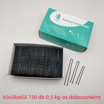 Fém U-formájú hajcsat nőknek, festett felülettel, testreszabható