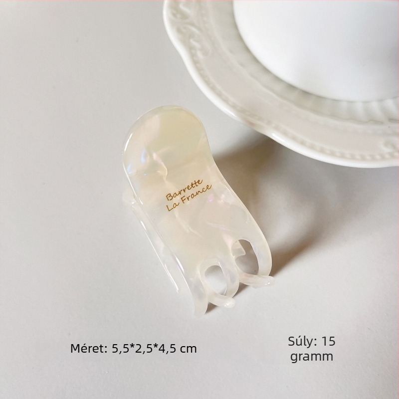 Koreai stílusú hajcsat, minimalist dizájn (Anyag: ecetsav; Feldolgozás: kézi készítés; Típus: fogó rögzítő; Stílus: minimalist; Szezon: tél 2024)