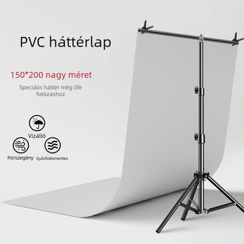 PVC hátteretábla matt felülettel, vízálló termékfotózáshoz, T-állvánnyal