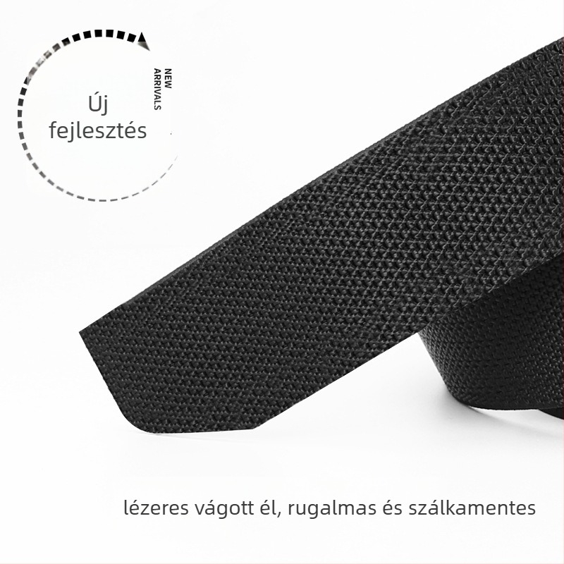 Betti uniszex taktikai öv csattal, poliészter rostból, ötvözet csattal, automata csattal, elektroplating felület.