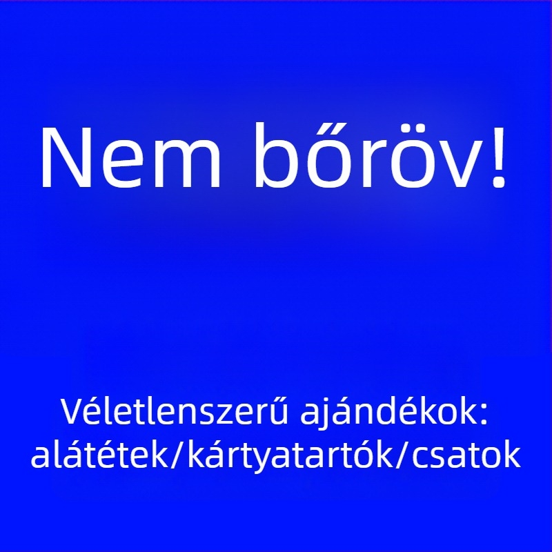 Új férfi kétrétegű marhabőröv automata csattal, fa mintázatú valódi bőr, prémium ajándékdoboza üzleti célra.