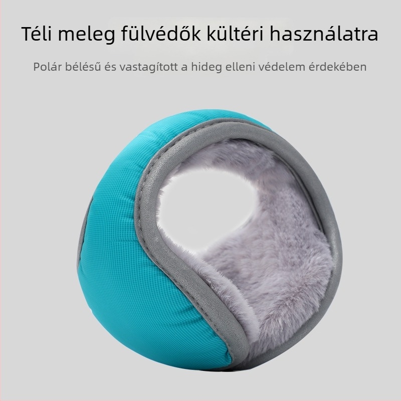 Téli fülmelegítők, vastag kivitel, összecsukható és hordozható