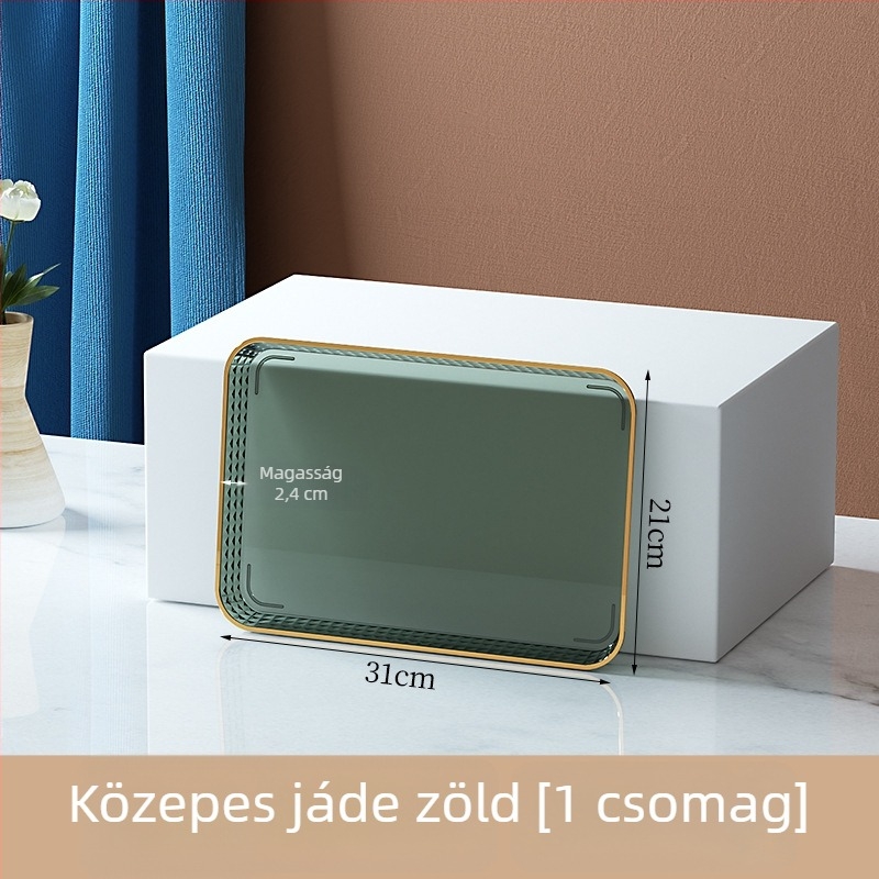 2025-ös új téglalap alakú teás tálca, fényűző, könnyű luxus, otthonra, szépségszalonba és nappaliba