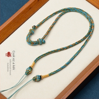 Kötélpánt lanyard, állítható, kézzel készült, nylon, Guti