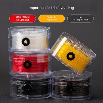 Kristályos rugalmas gyöngyfűző zsinór, Pick Crystal márka, drót típus, 2025 kiadás