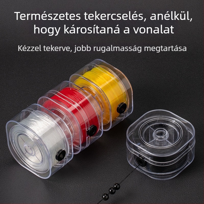 Kristályos rugalmas gyöngyfűző zsinór, Pick Crystal márka, drót típus, 2025 kiadás