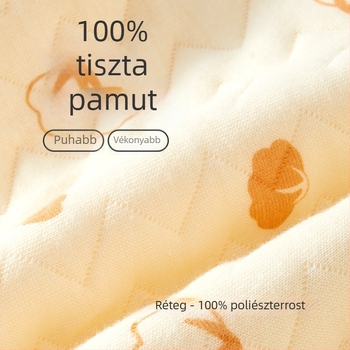 Uniszex vastag pamut baba overál, bélelt, elöl nyitható, téli, hosszú ujjú, 1–3 éveseknek
