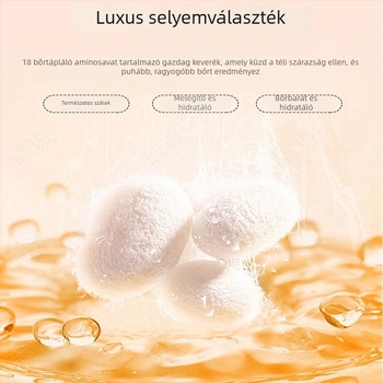 Baba selyem–pamut nadrág nyitott ülepűvel, bélelt téli nadrág, magas derekú