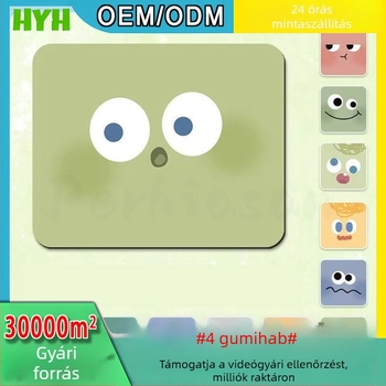Emoji egérpad, hordozható kompakt csuklótámasz, irodai és játékos asztali pad, billentyűzethez és számítógéphez