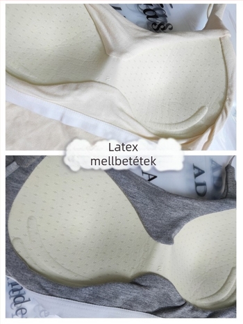 Egyrészes latex melltámaszos top, állítható vállpántokkal, karcsúsító alapréteg mindennapi viseletre
