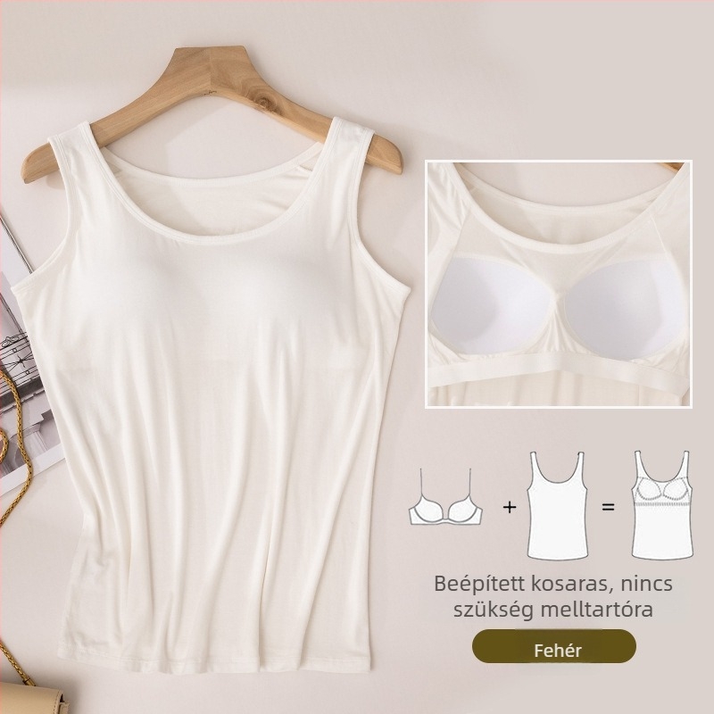 Modal top, karcsúsított fazon, magas elasztikusság, egyszínű, 95% modal + spandex