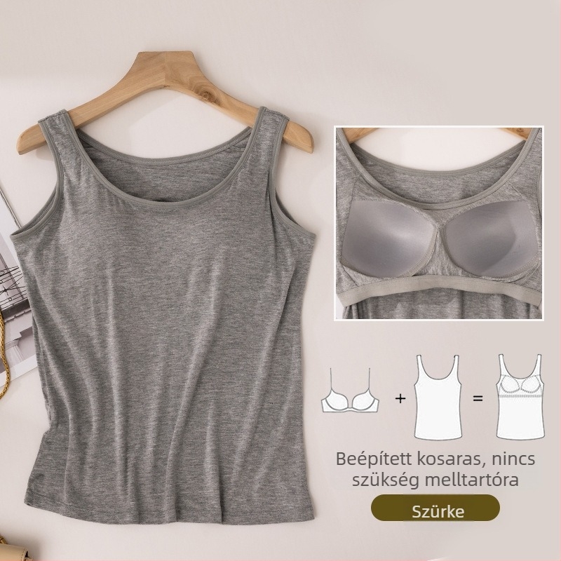 Modal top, karcsúsított fazon, magas elasztikusság, egyszínű, 95% modal + spandex