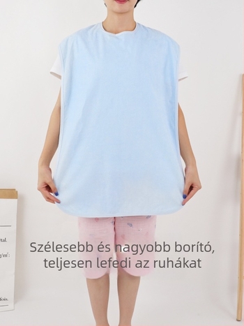 TPU vízálló felnőtt etető kötény bambusz rostból – puha és kényelmes, étkezéshez, uniszex