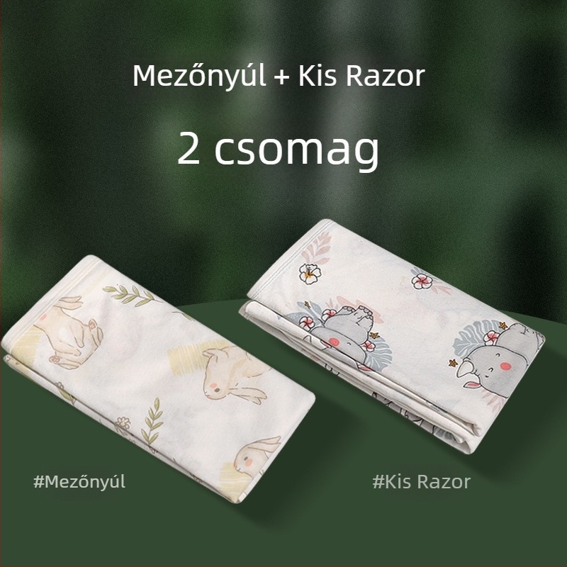 Baba becsomoló kendő bambusz rostból, karikatúra mintával, Biztonsági osztály A, újszülöttek 0-12 hónap
