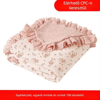 Xiaokaka pléd, 100% pamut, minden évszakra, újszülötteknek