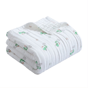 Baba fürdőlepedő, hatszálas fonal típusú A, 100% pamut, nyomtatás, sík szövés, 300-400 g