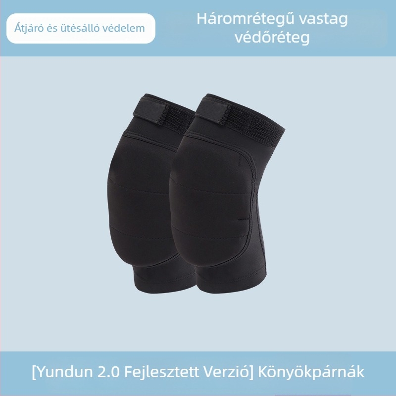 Gyerek könyökvédők síeléshez és görkorizáshoz, Spandex-habból készült védelem, univerzális illeszkedés, könyökvédő