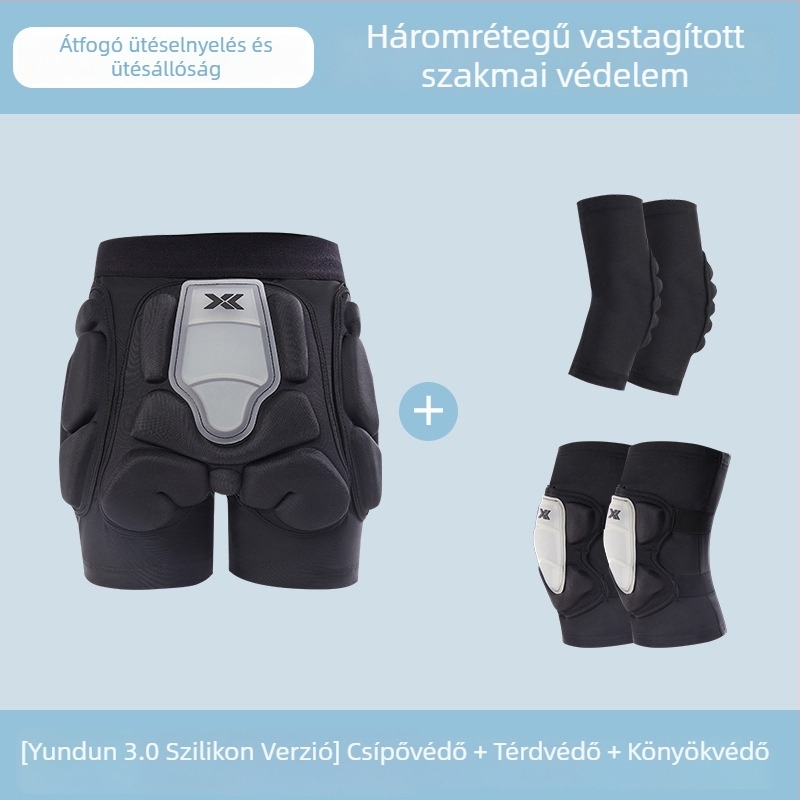 Gyerek könyökvédők síeléshez és görkorizáshoz, Spandex-habból készült védelem, univerzális illeszkedés, könyökvédő