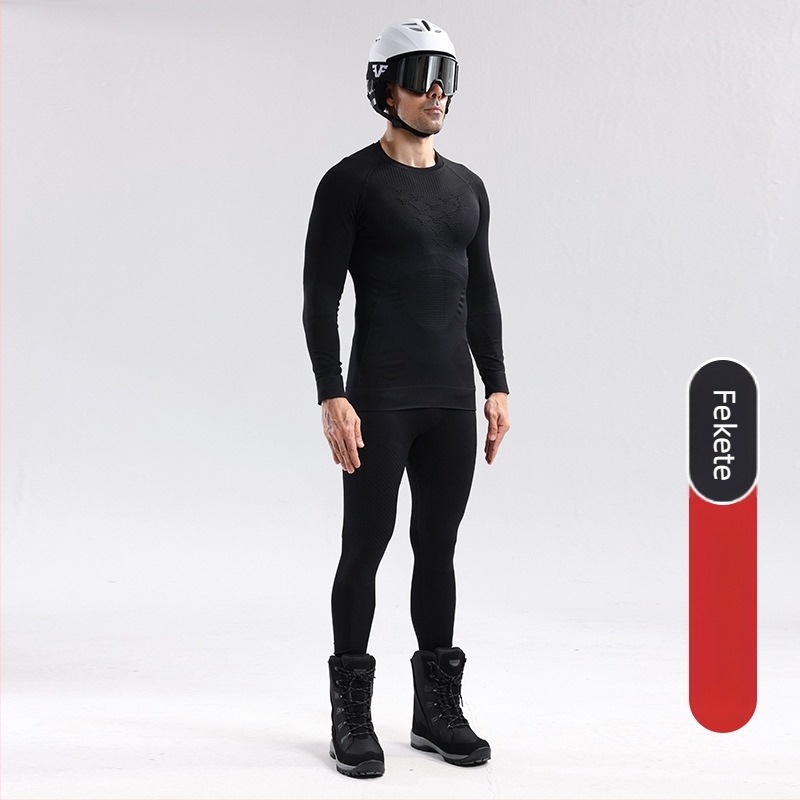 Uniszex téli gyorsan száradó sportkészlet — nedvességelvezető nylon anyag, melegen tart