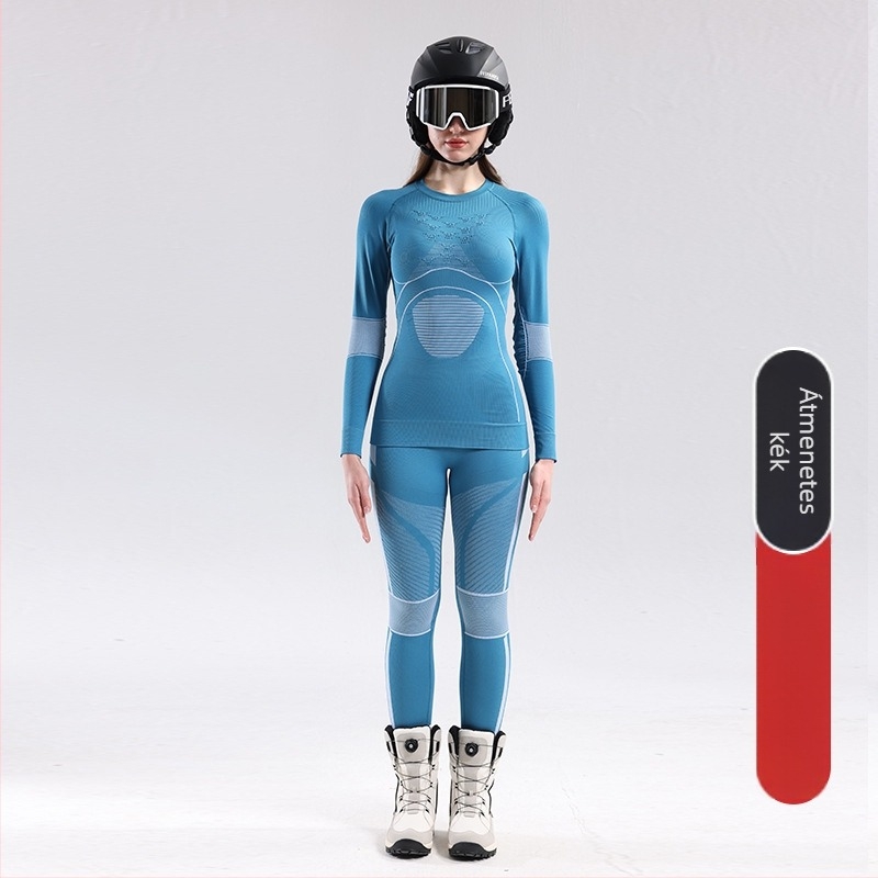 Uniszex téli gyorsan száradó sportkészlet — nedvességelvezető nylon anyag, melegen tart